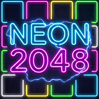 Neon 2048 Logo